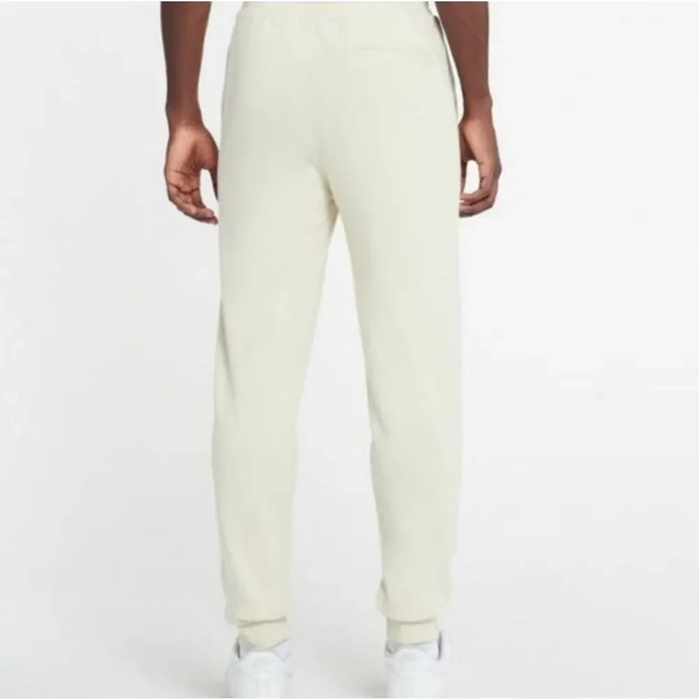 True Religion Cream Double Knit Branded Slim Joggers Size Large *Flaws*